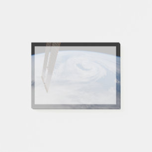 Ein mittelatlantisches Tiefdrucksystem. Post-it Klebezettel