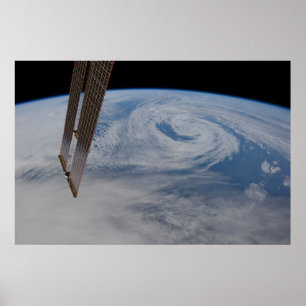 Ein mittelatlantisches Tiefdrucksystem. Poster