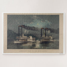 Ein Mitternachtsrennen auf dem Mississippi Puzzle