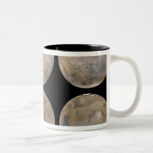 Ein Mittler-Nordsommer/ein südlicher Winter auf Zweifarbige Tasse