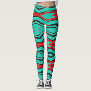 Ein modernes mehrfarbiges abstraktes "Ratti_Creati Leggings