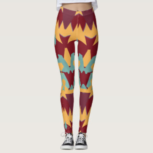 Ein modernes mehrfarbiges, nahtloses "Ratti_Creati Leggings