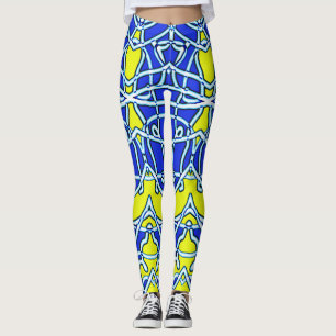 Ein modernes mehrfarbiges, nahtloses "Ratti_Creati Leggings