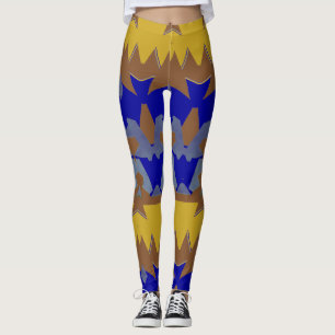 Ein modernes mehrfarbiges, nahtloses "Ratti_Creati Leggings