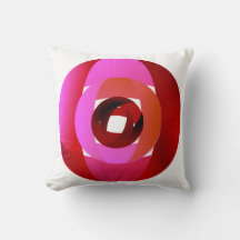 Ein modernes Rose-Kissen