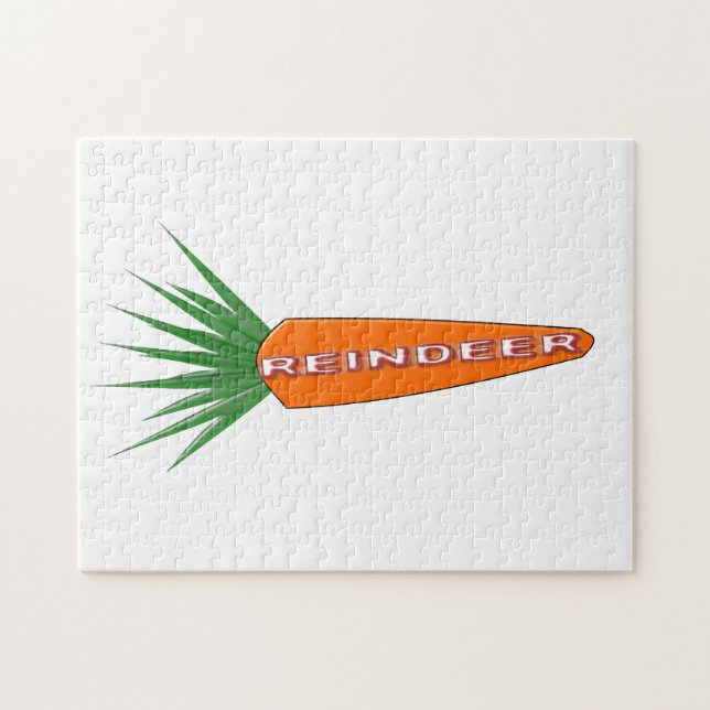 Ein Möhrchen für das Rentierpuzzle Puzzle (Horizontal)