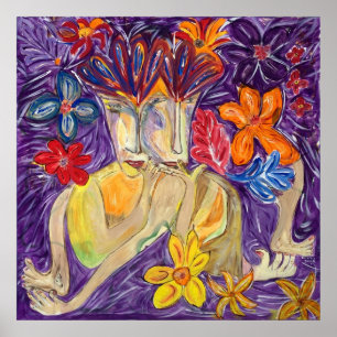 "Ein Moment der Betrachtung" Plakat