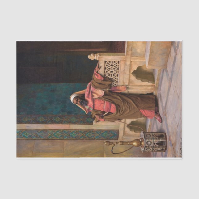 Ein Moment des Widerstandes, 1906 von Ludwig Deuts Seidenpapier (Vorderseite)