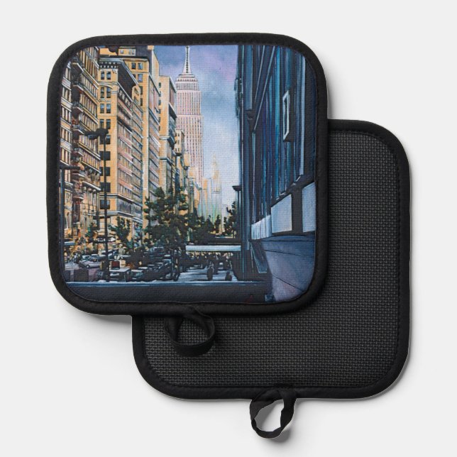 Ein Moment in der Stadtgrenze Topflappen (Vorderseite/Rückseite)