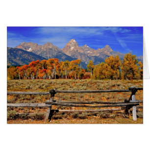 Ein Moment in Wyoming im Herbst