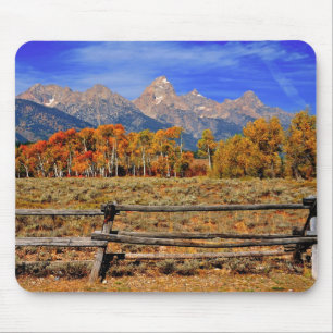 Ein Moment in Wyoming im Herbst Mousepad
