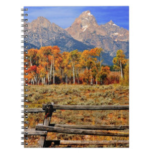 Ein Moment in Wyoming im Herbst Notizblock