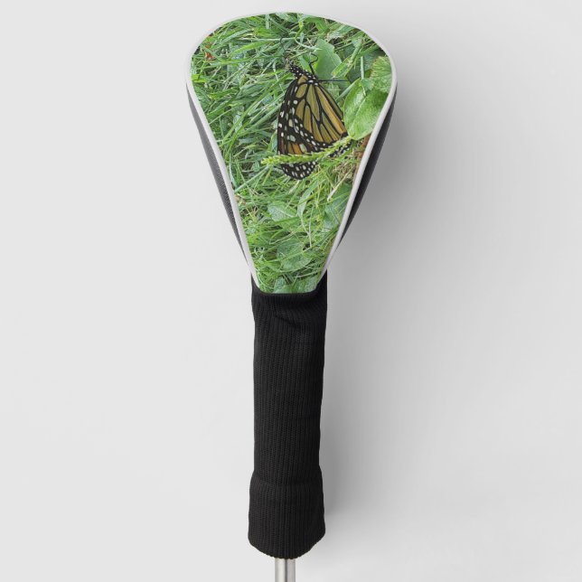 Ein Monarch Butterfly Golf Head Cover Headcover (Vorderseite)