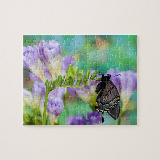 Ein Monarchfalter | Danaus Plexippus Puzzle (Horizontal)