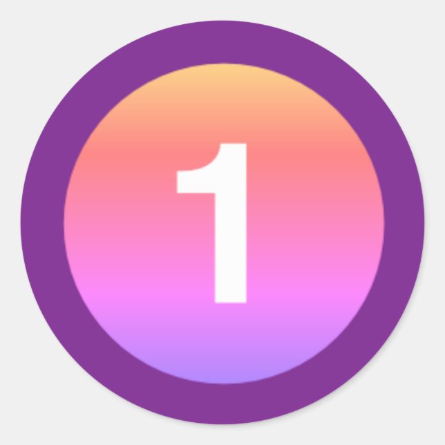 EIN MONAT ALTES BABY SÄUGLING STICKER AGE 72MARKET (Vorderseite)