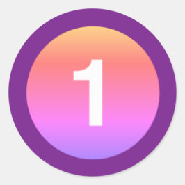 EIN MONAT ALTES BABY SÄUGLING STICKER AGE 72MARKET