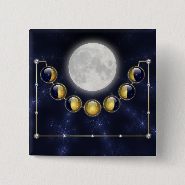Ein Monat im Leben des Mondes Button (Vorderseite)