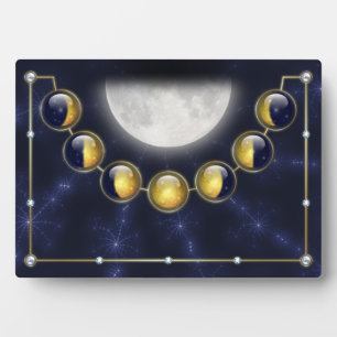 Ein Monat im Leben des Mondes Fotos Plaque Fotoplatte