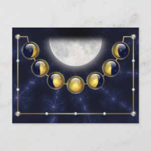 Ein Monat im Leben des Mondes Postkarte