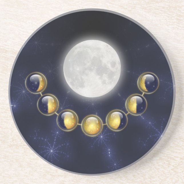 Ein Monat im Leben des Mondes Untersetzer (Vorne)