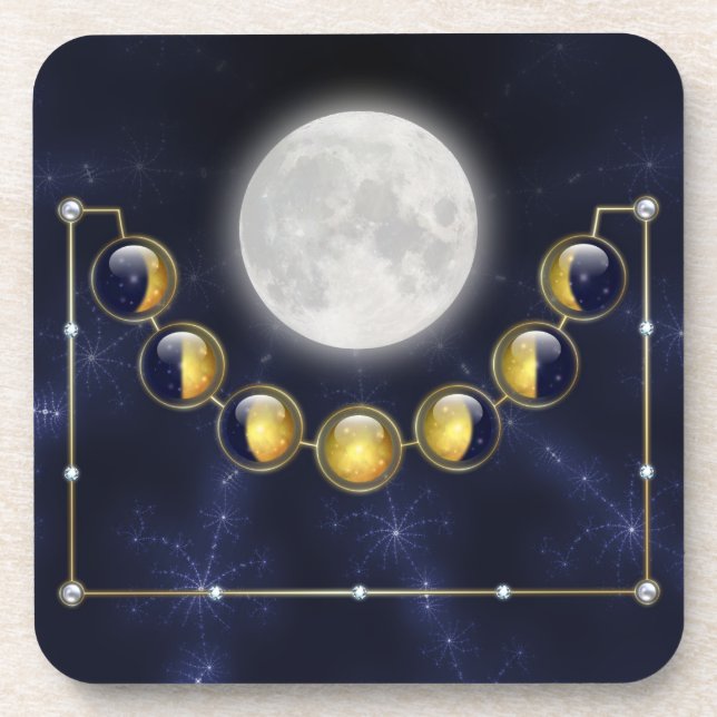 Ein Monat im Leben des Mondkorks Untersetzer (Vorderseite)