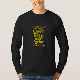 Ein Monat kann unsere Geschichte Afrikanische Schw T-Shirt