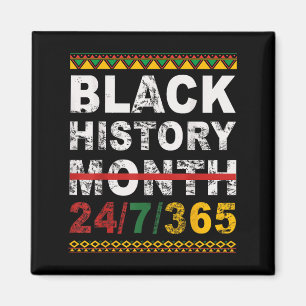 Ein Monat kann unsere Geschichte Black History Mon Magnet