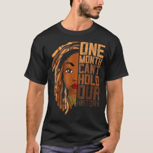 Ein Monat kann unsere Geschichte Kleidung afrikani T-Shirt