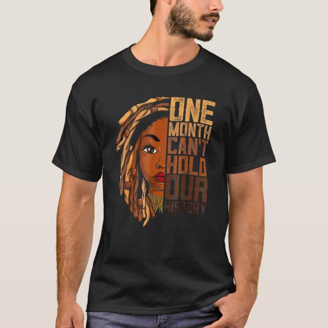 Ein Monat kann unsere Geschichte Kleidung afrikani T-Shirt (Vorderseite)