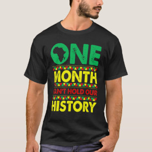 Ein Monat kann unsere Geschichte nicht schwarz hal T-Shirt