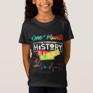 Ein Monat kann unsere Geschichte nicht schwarz hal T-Shirt