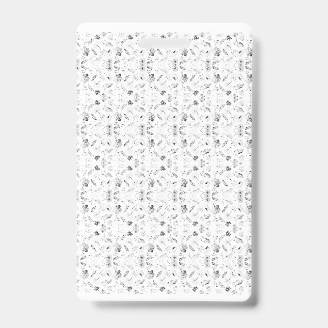 Ein monochromatisches Design, das eine Vielzahl vo Ausweis (Vorderseite)