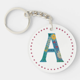 Ein Monogramm-Schlüsselanhänger - Aura Edition Schlüsselanhänger