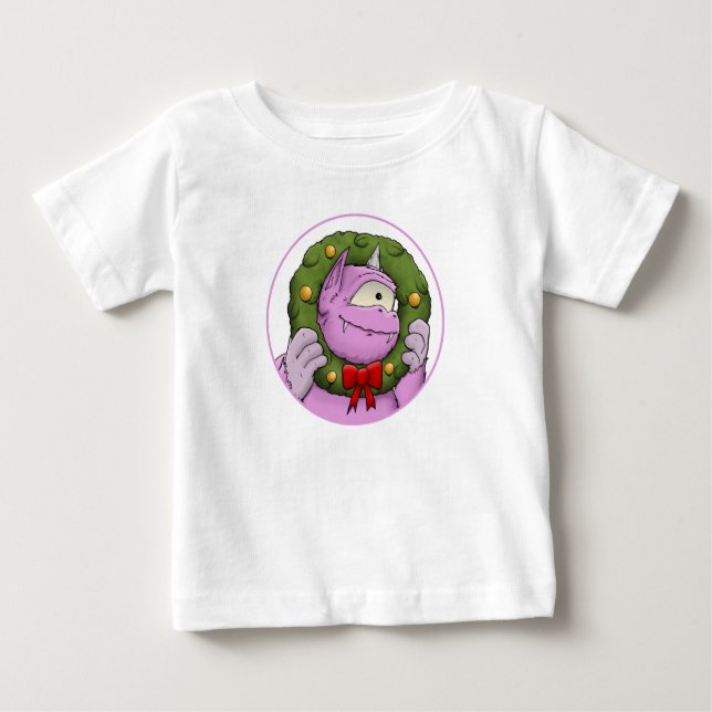 Ein Monster Christmas Miracle Baby Shirt (Vorderseite)