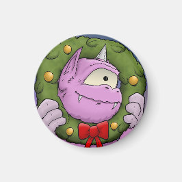 Ein Monster Weihnachts-Wundermagnet Magnet