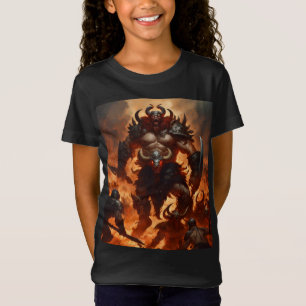 Ein Monsterkrieger mit dem Kopf eines Widders 2 T-Shirt