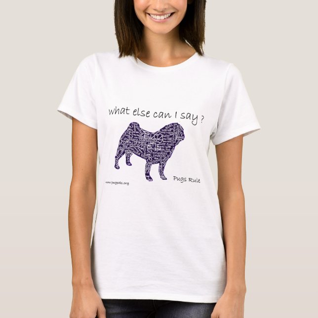ein Mopst-shirt T-Shirt (Vorderseite)