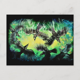 Ein Mord an Krähen Postkarte