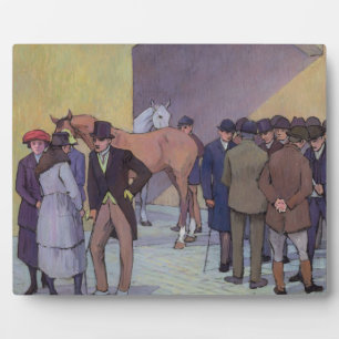 Ein Morgen am Tattersall (Öl auf der Leinwand) Fotoplatte