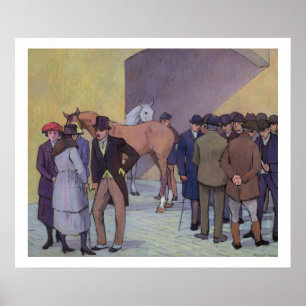 Ein Morgen am Tattersall (Öl auf der Leinwand) Poster