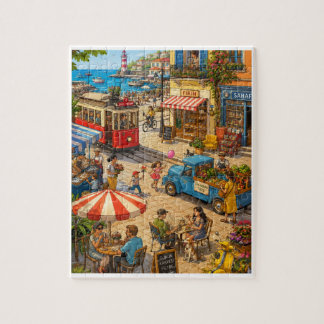 Ein Morgen im Meeresviertel Puzzle