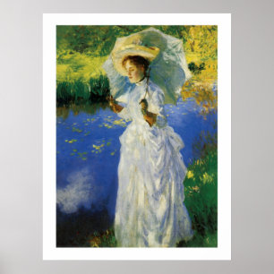 Ein Morgen-Weg Poster