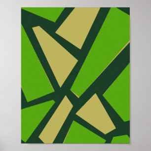 Ein Mosaik strukturierten Chaos Poster