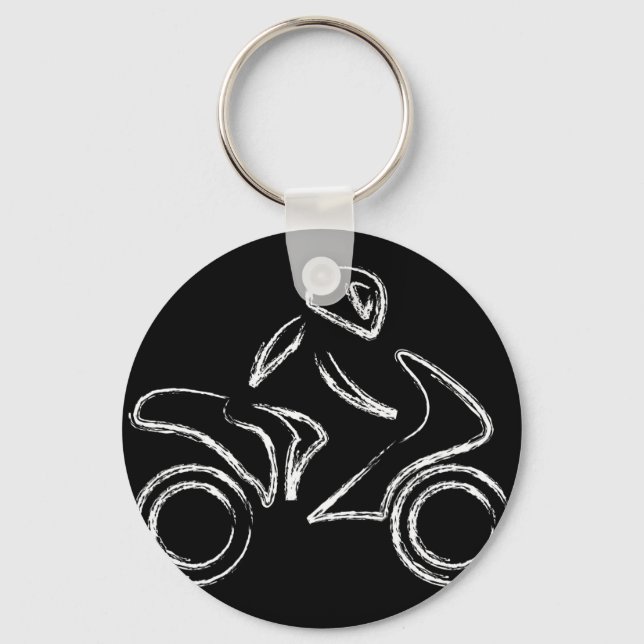 Ein Motorrad Schlüsselanhänger (Vorderseite)