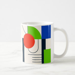 Ein Mug mit modernem Aussehen und geometrischen Fo Kaffeetasse