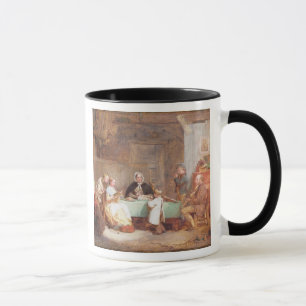 Ein musikalischer Abend (Öl auf Leinwand) 2 Tasse