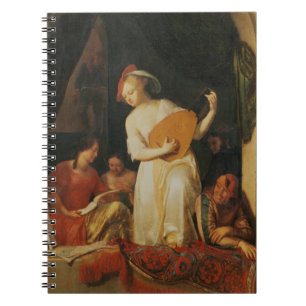Ein musikalisches Party, 1681 Notizblock