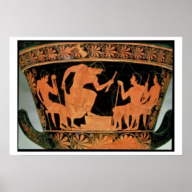 Ein Musikwettbewerb, Details aus einer attischen r Poster (Vorne)