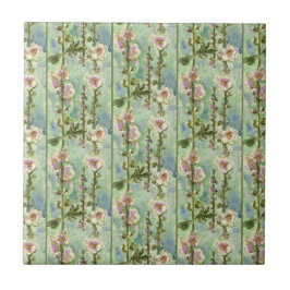 Ein Muster für Blume mit Wasserfarben Fliese