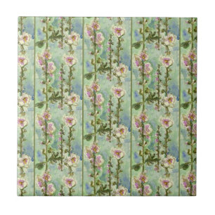 Ein Muster für Blume mit Wasserfarben Fliese